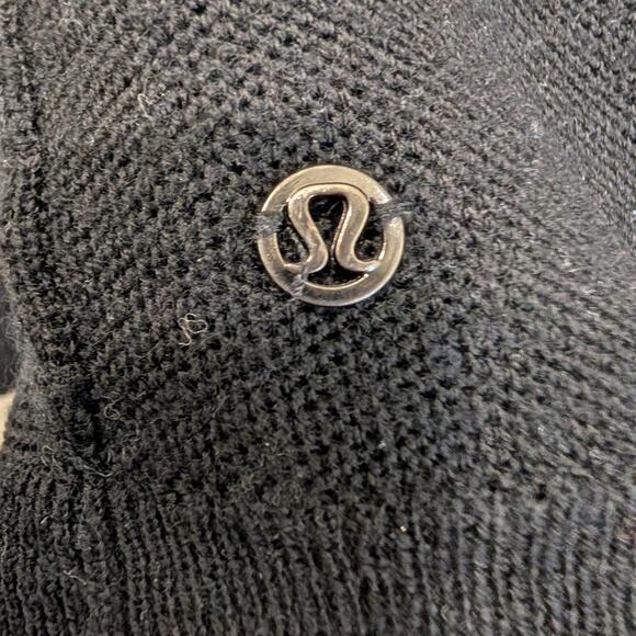 Lululemon TiedToYou Sweater Black Athleisure Casual Happy Hour Brunch - Size 6 - Picture 5 of 9